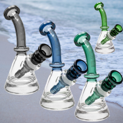 4 PACK 6" Mini Color Bent Neck