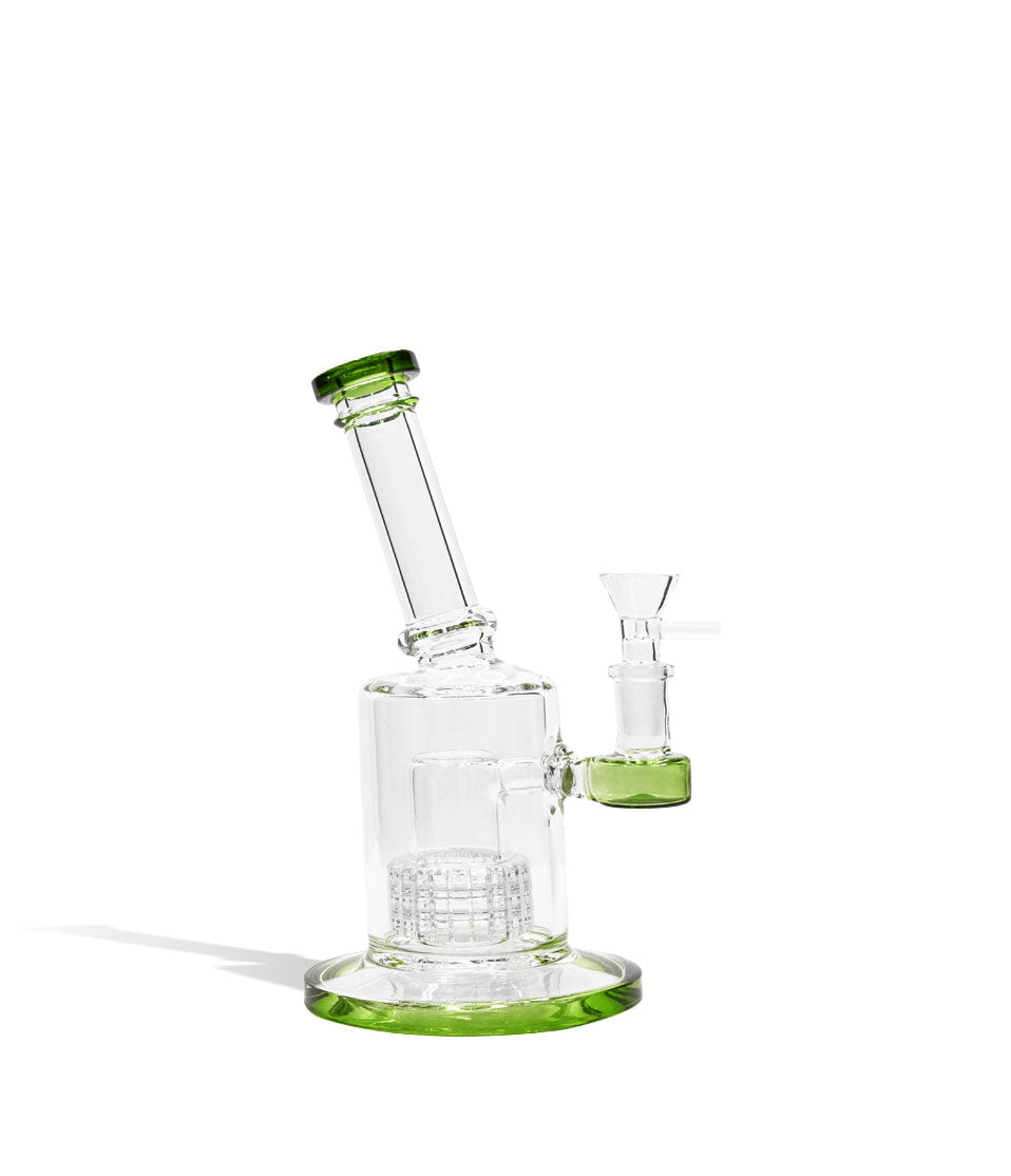 Green front view 8 Inch Banger Hanger with Angled Neck on white studio background