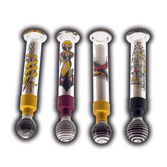 Tattoo Series Glassblunt Set of 4