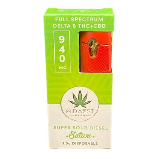 Full Spectrum Delta 8+CBD Disposable