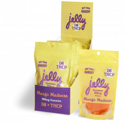 Jelly D8 & THCP 600mg Gummies-10 Pack