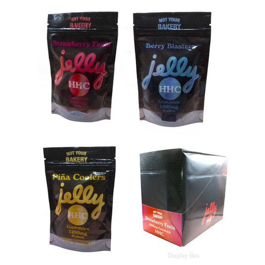 Jelly 1200mg HHC Gummie Bags-10 Pack