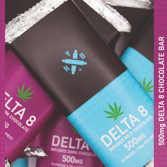 NYB 500mg Delta 8 Chocolate Bars
