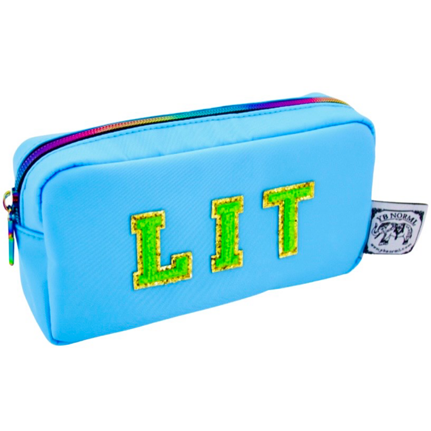Blue Neon Nylon LIT Bag
