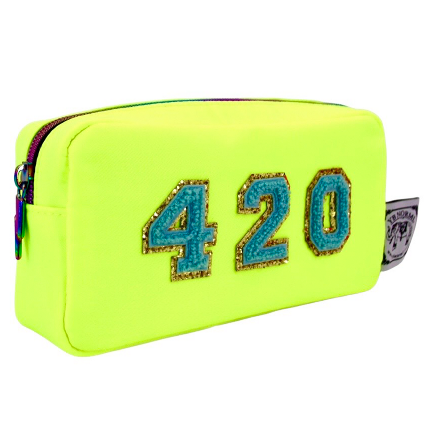 Yellow Neon Nylon 420 Bag