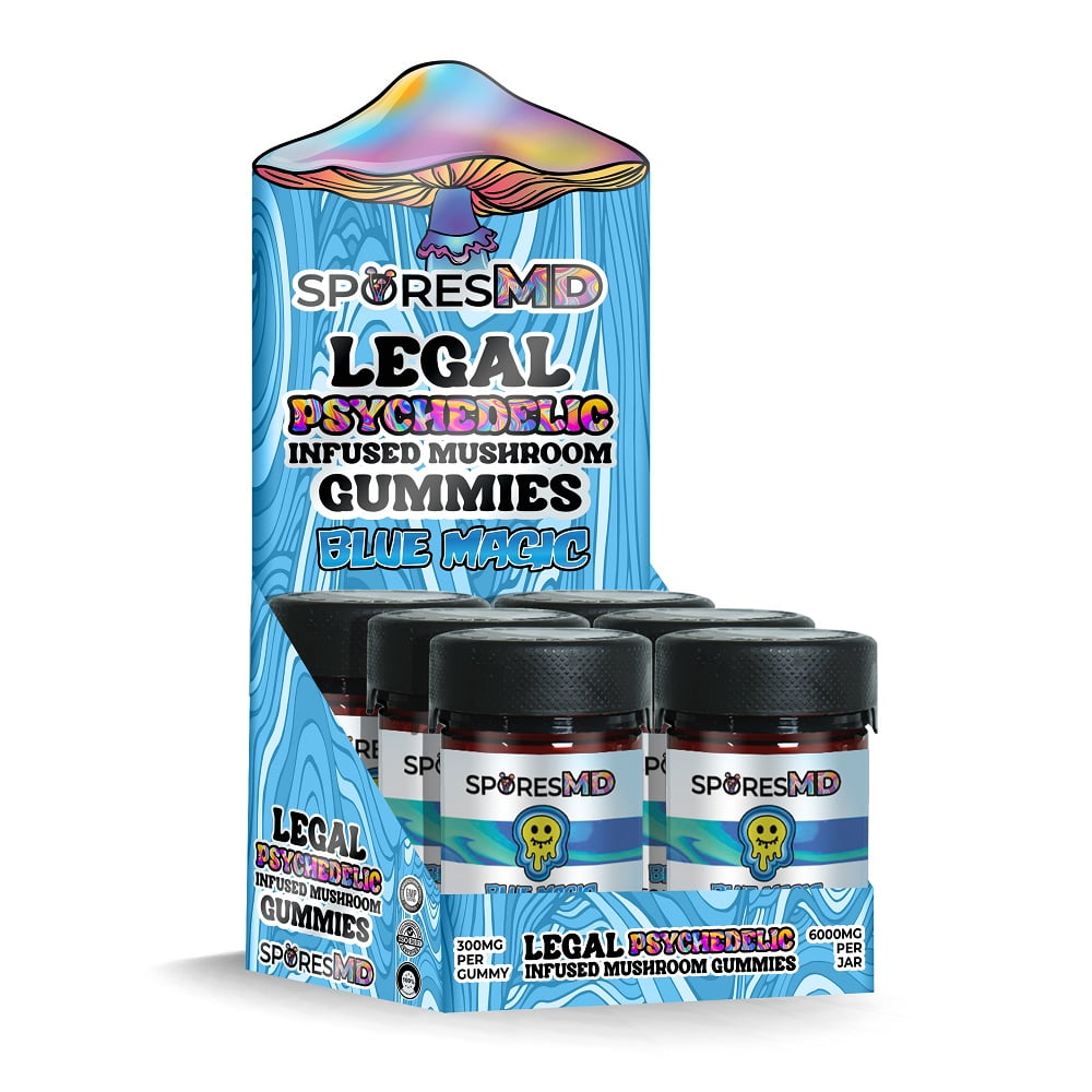 Amanita Blend Gummies 20ct Jars / 6 Pack POP Display