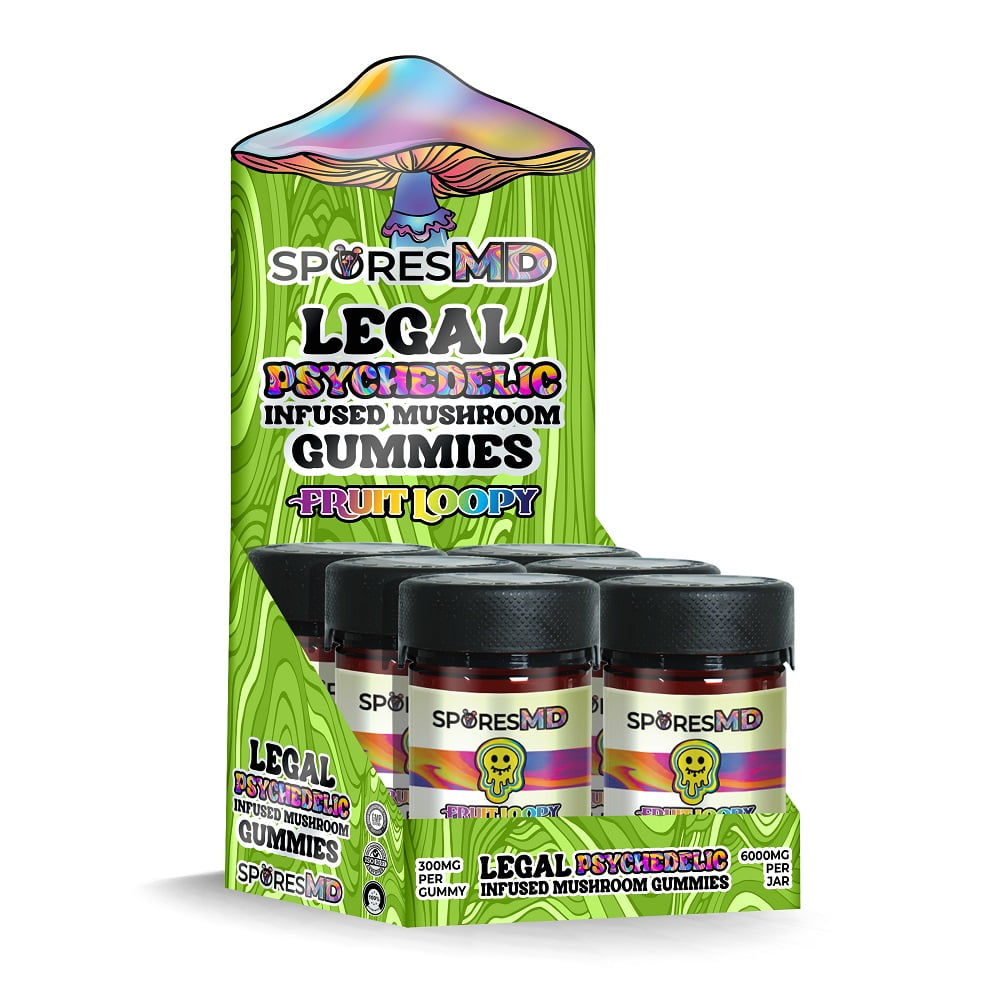 Amanita Blend Gummies 20ct Jars / 6 Pack POP Display