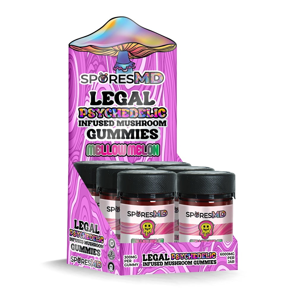 Amanita Blend Gummies 20ct Jars / 6 Pack POP Display