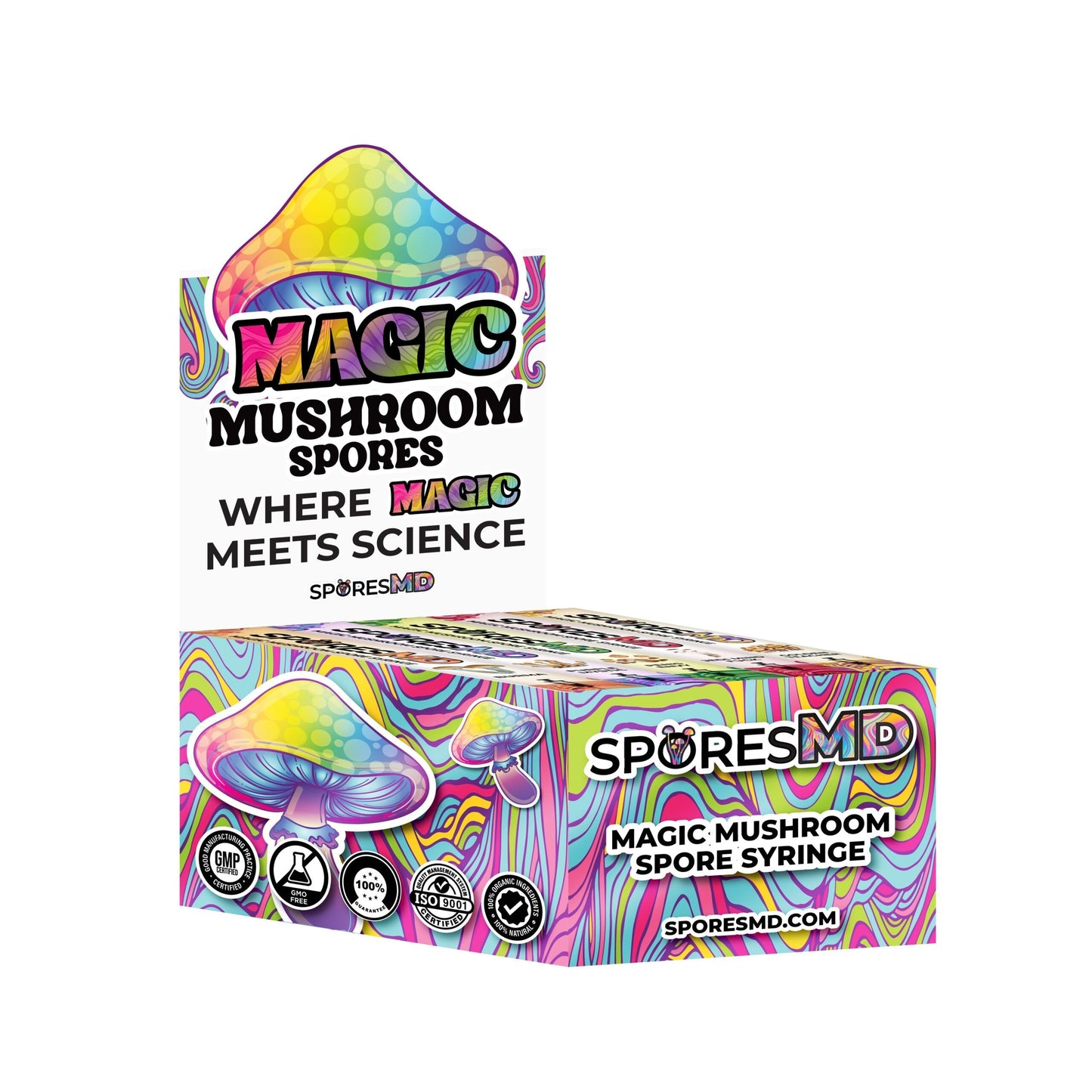 Spores Syringes 20ct POP Display Box