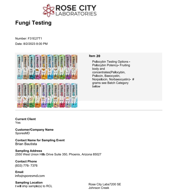Spores Syringes 20ct POP Display Box