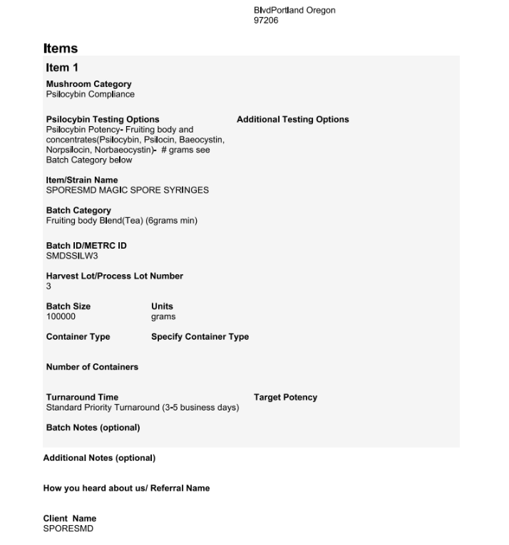 Spores Syringes 20ct POP Display Box