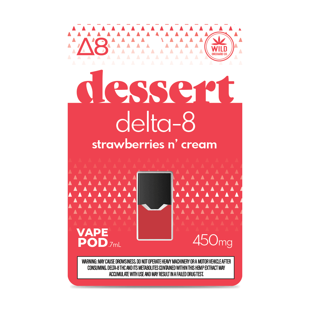 WILD ORCHARD DELTA 8 DESSERT JUUL COMPATIBLE PODS