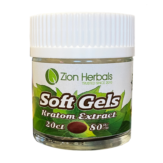 Zion herbals 80% extract Gelcap Jar