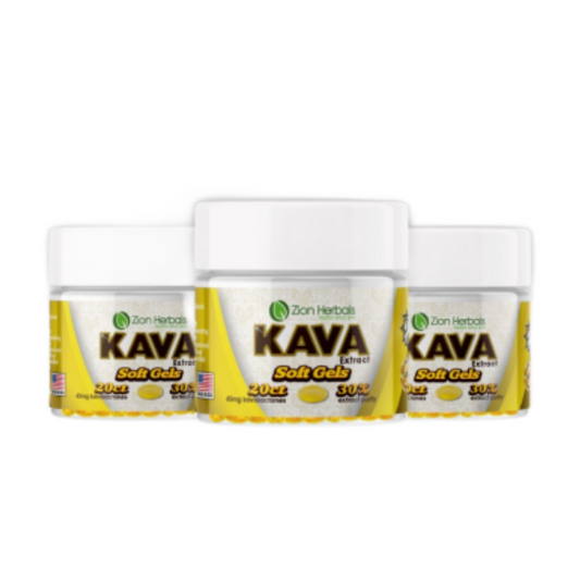 Kava Extract Liquid Gels-20ct Per Jar