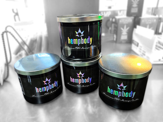 HEMPBODY 500mg Massage Candle CBD