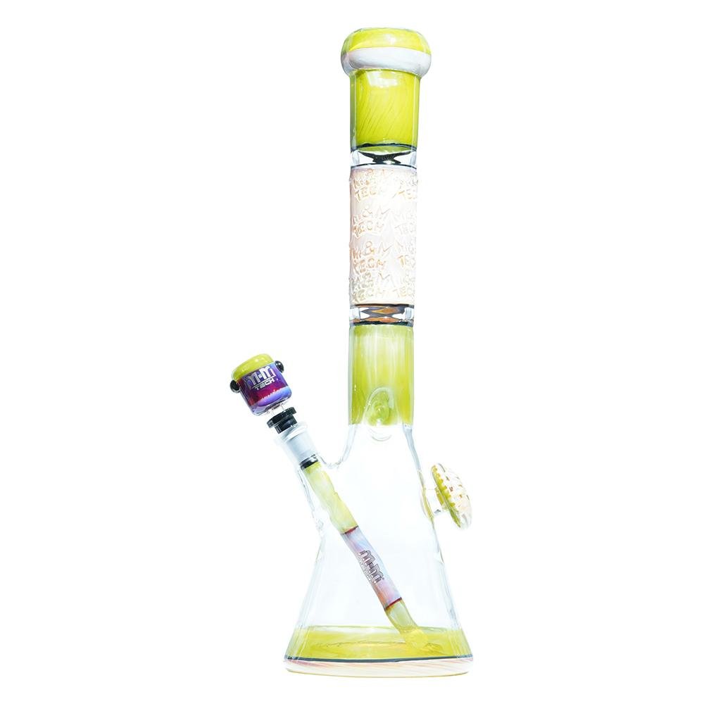 Slyme & White Heady Beaker M&M tech - M&M Tech Glass