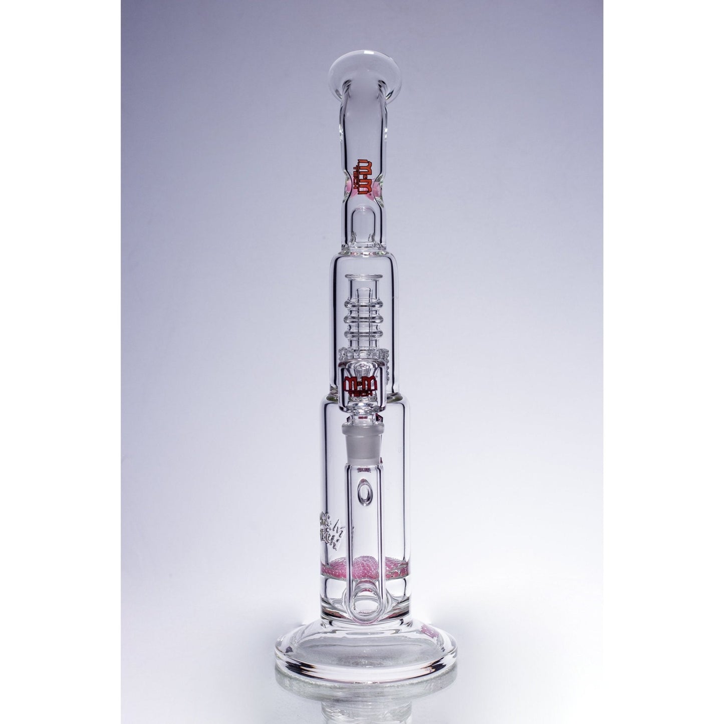 Waterpipe Latticeandelier Bent Neck by M&M Tech - M&M Tech Glass