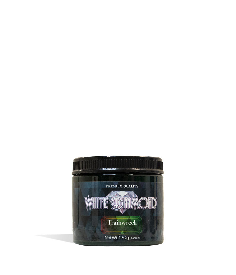 Trainwreck White Diamond Supplement Powder 120g Front View on White Background