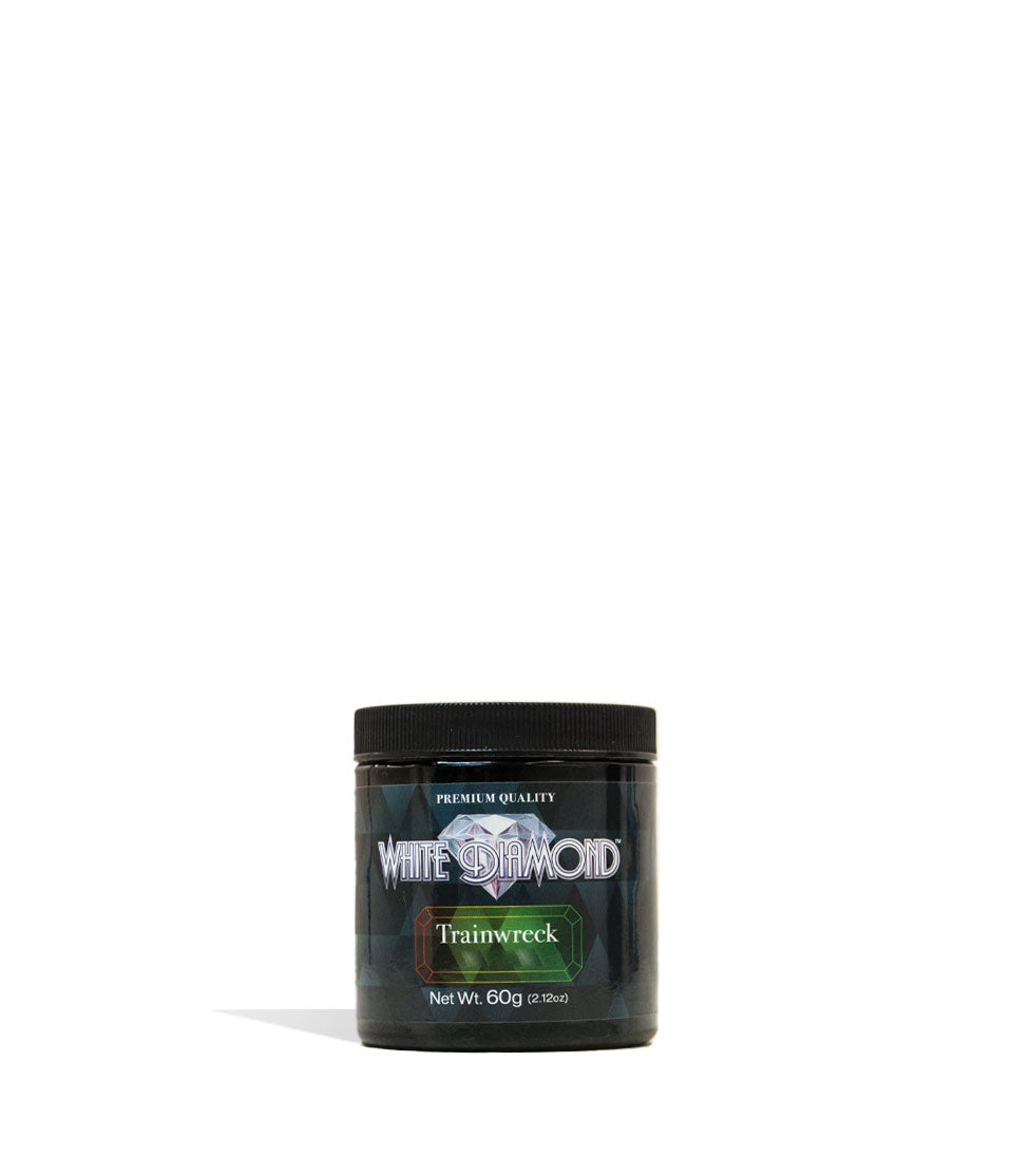Trainwreck White Diamond Supplement Powder 60g Front View on White Background