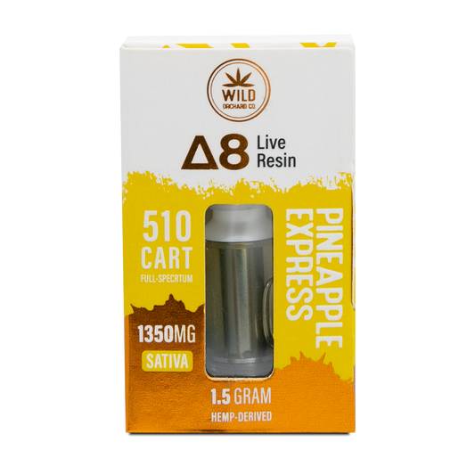 WILD ORCHARD DELTA 8 LIVE RESIN 510 CARTRIDGES 1.5 GRAMS