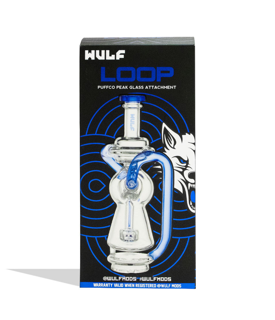 Blue Wulf Mods Loop Puffco Peak Top packaging on white background