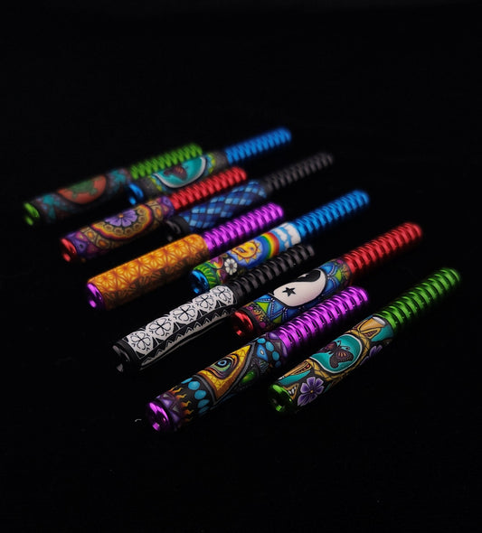 3" Fimo Anodized BAT