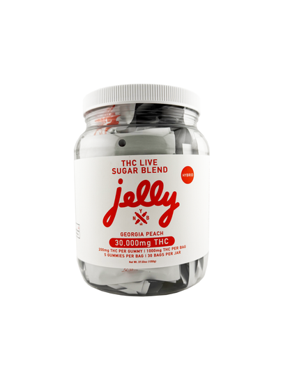 Jelly THC Live Sugar Blend 30,000mg Gummy To-Go Jar