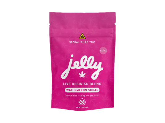 Jelly KO Live Resin Blend 5,000mg Gummy Bag