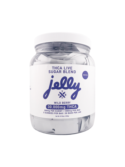 Jelly THC Live Sugar Blend 30,000mg Gummy To-Go Jar