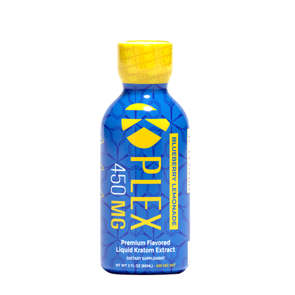 450MG MIT K-Plex Blueberry Lemonade Kratom Extract Shot