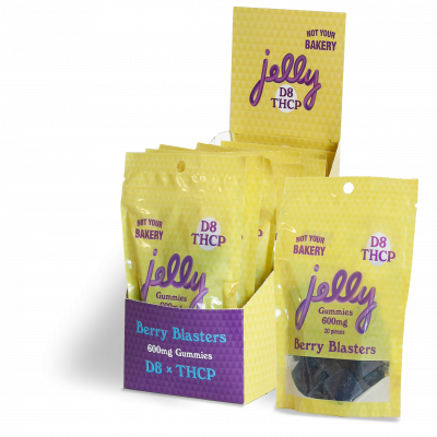 Jelly D8 & THCP 600mg Gummies-10 Pack