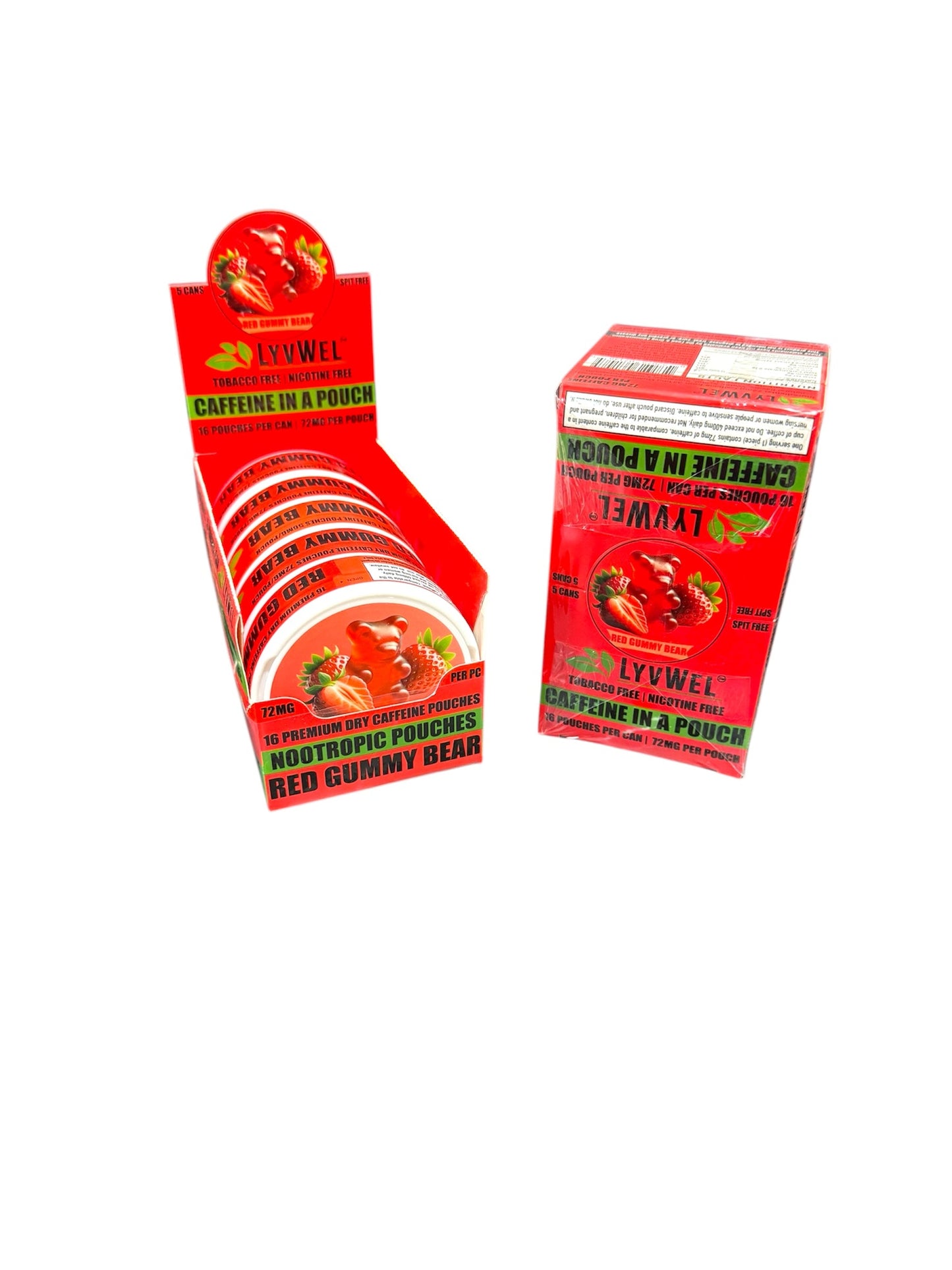 72mg Caffeine Pouches