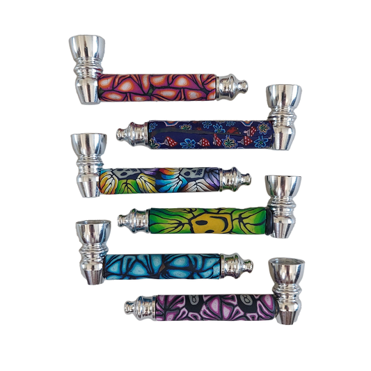 3" FIMO Wrap Metal Hand Pipe-6pk