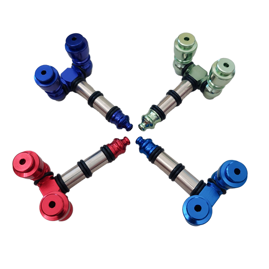 2 Bowl Anodized Metal Hand Pipe