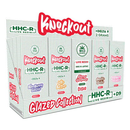 KNOCKOUT “GLAZED COLLECTION” HHC-R LIVE RESIN VAPE 2 GRAM