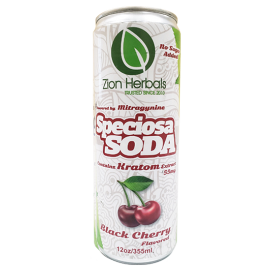 12oz Specious Soda Black Cherry -Case of 24
