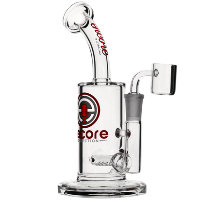 8.5" 50mm Clear Rig w/ Stemline & Bent Neck