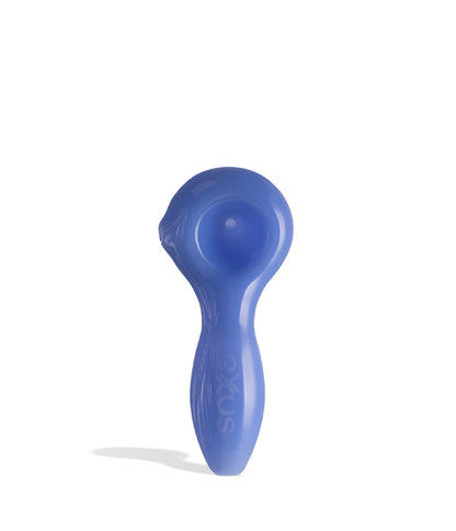 Blue Exxus Vape BUBL Hand Pipe 12pk Front View on White Background