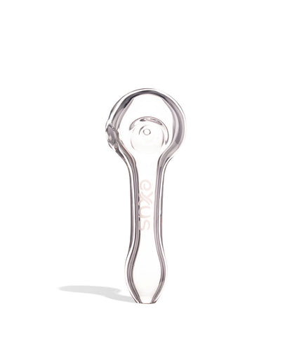 Clear Exxus Vape Cave Hand Pipe 12pk Front View on White Background