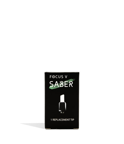 Focus V Saber Hot Knife Replacement Tip Packaging Front View on White Background