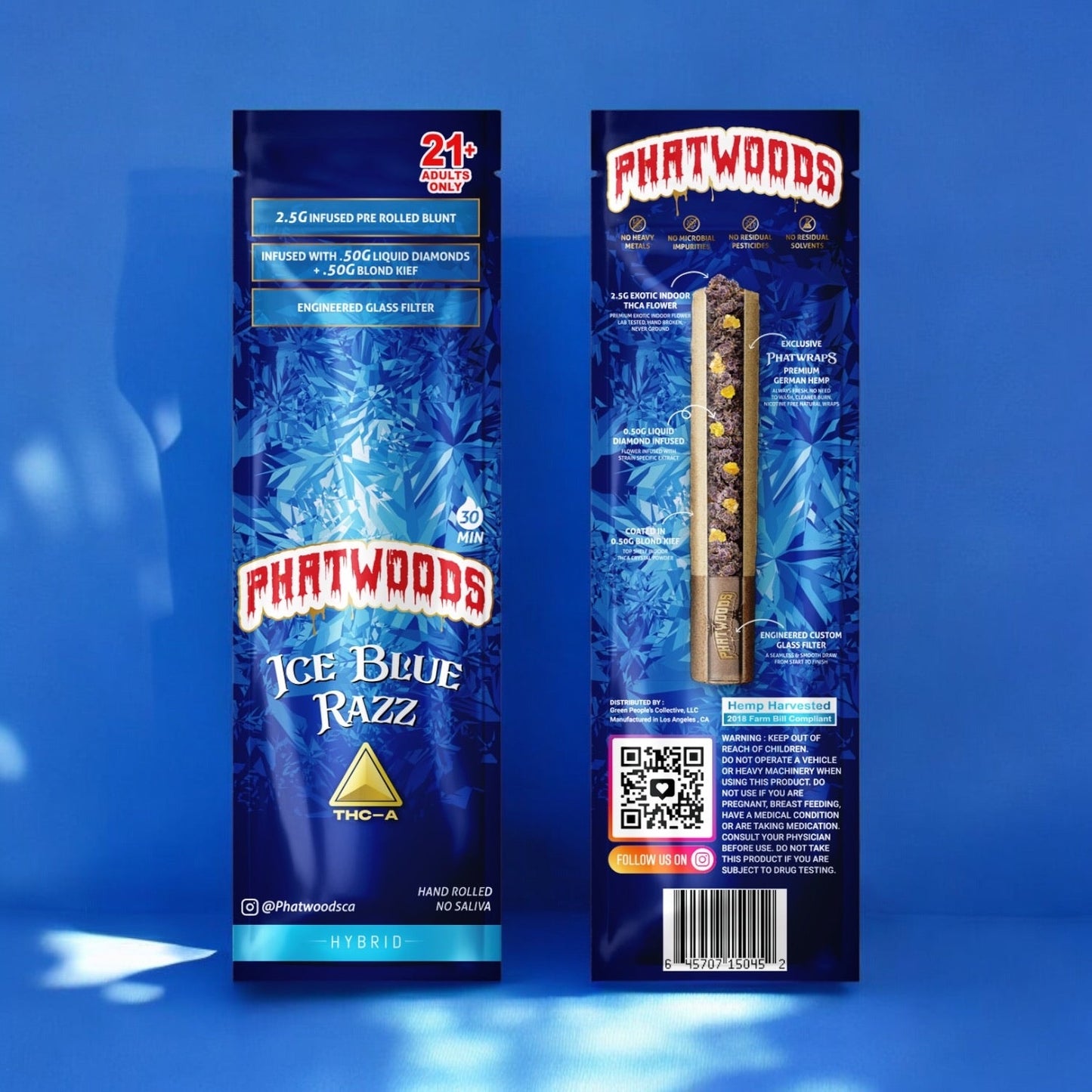 PHATWOODS 3.5Gram THC-P Infused PreRoll Cigars.