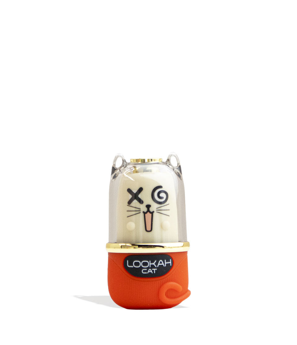 Red Lookah Cat 510 Variable Voltage Battery Front View on White Background