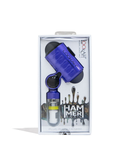 Purple Lookah Hammer Portable Enail Banger Packaging Front View on White Background