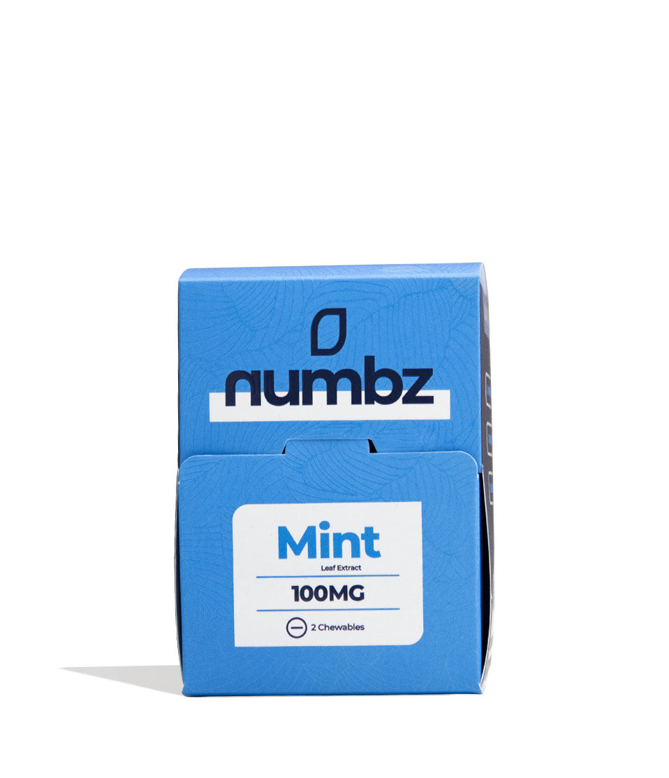 Mint Numbz 7-OH + MIT Chewable Tablets 100mg 20pk Front View on White Background