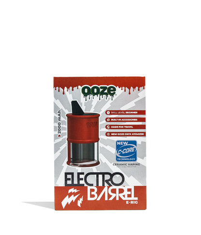 Red Ooze Electro Barrel E-Rig Packaging Front View on White Background