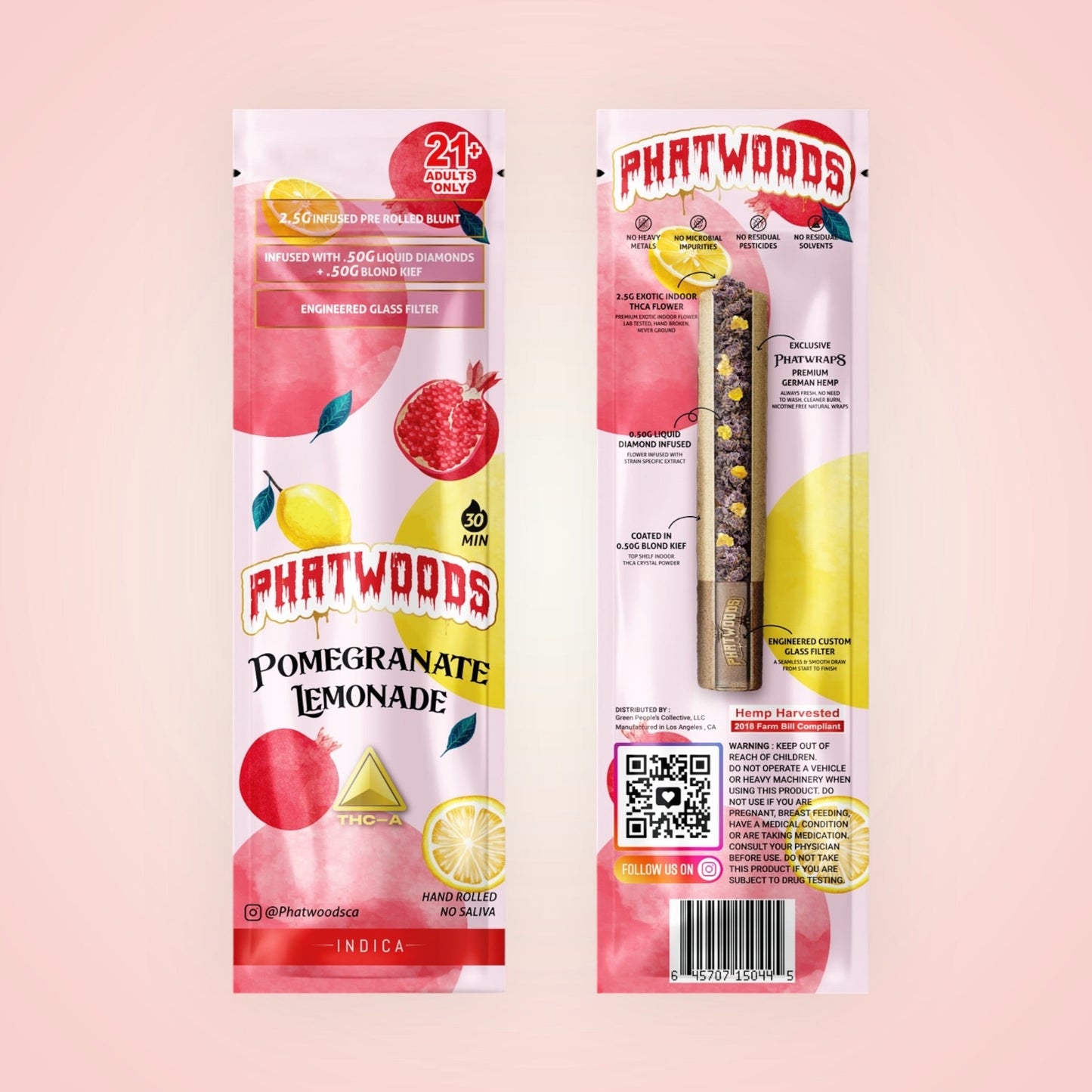 PHATWOODS 3.5Gram THC-P Infused PreRoll Cigars.