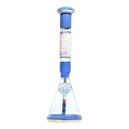 Purple Heady Imprinted Beaker M&M tech - M&M Tech Glass
