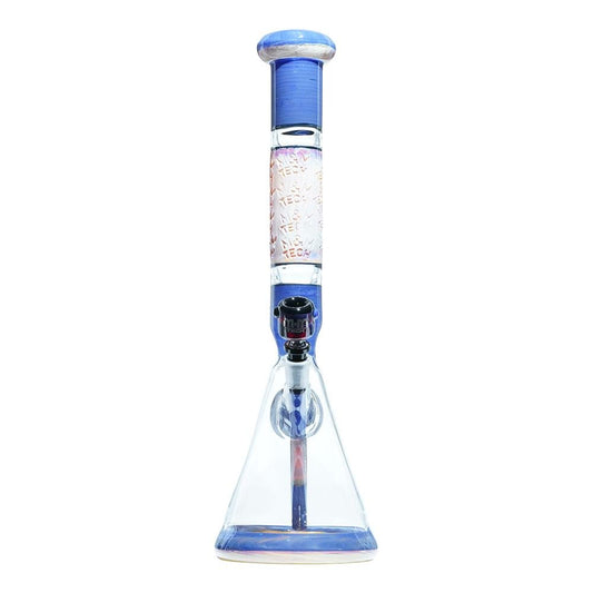 Purple Heady Imprinted Beaker M&M tech - M&M Tech Glass
