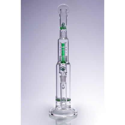 Waterpipe Latticeandelier Bent Neck by M&M Tech - M&M Tech Glass