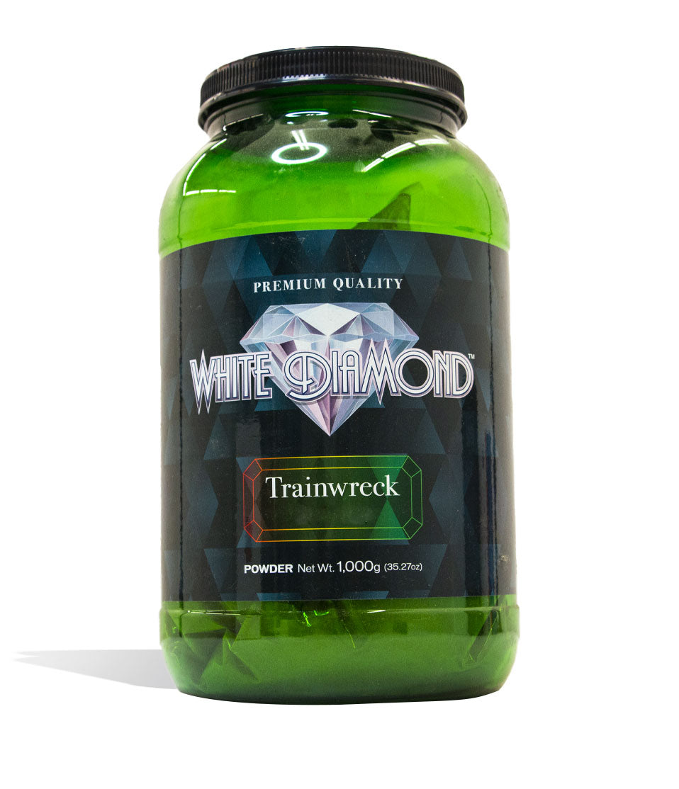 Trainwreck White Diamond Supplement Powder 1kg Front View on White Background